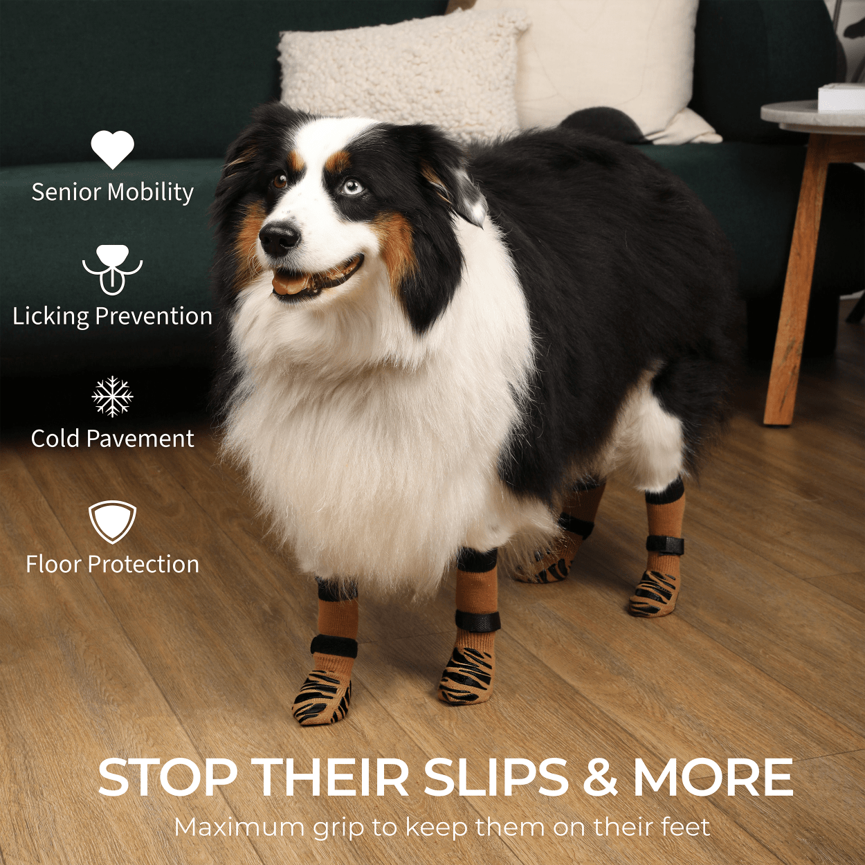 Tigertoes Premium Non-Slip Dog Socks