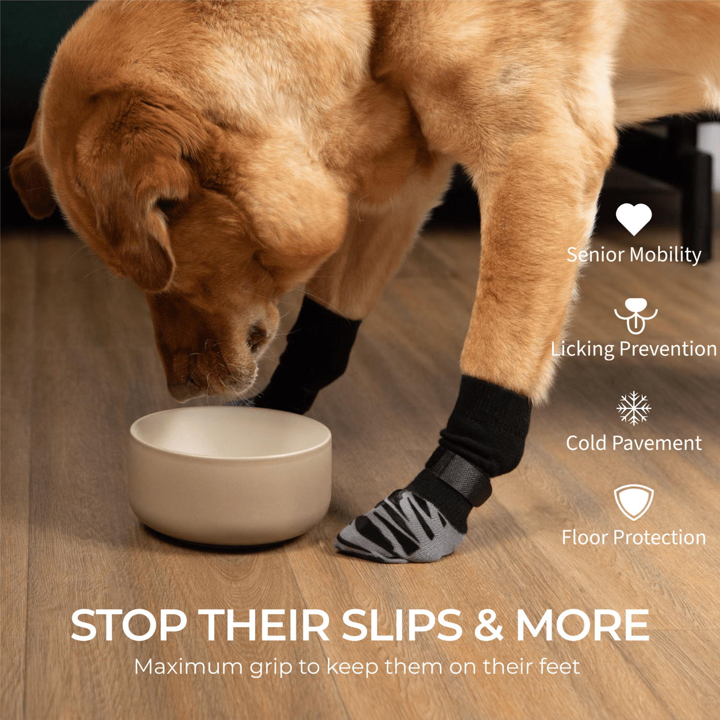 Tigertoes Premium Non-Slip Dog Socks