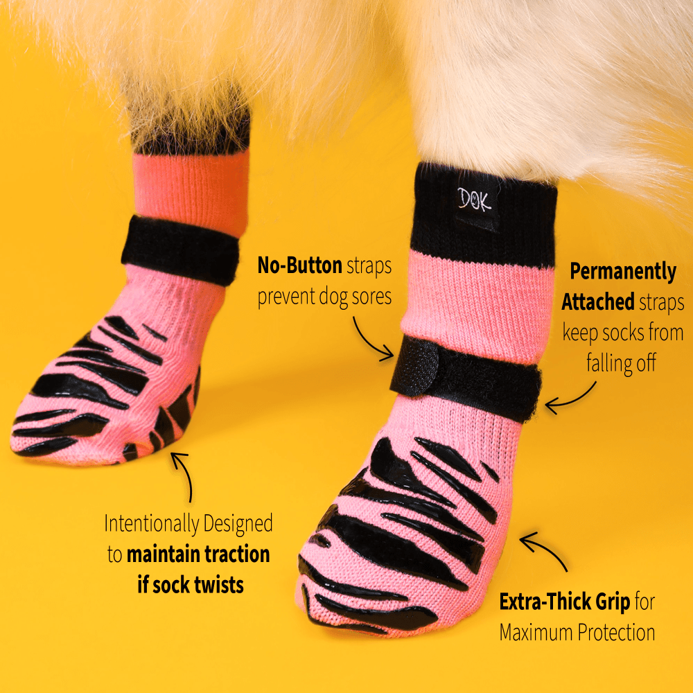 Tigertoes Premium Non-Slip Dog Socks